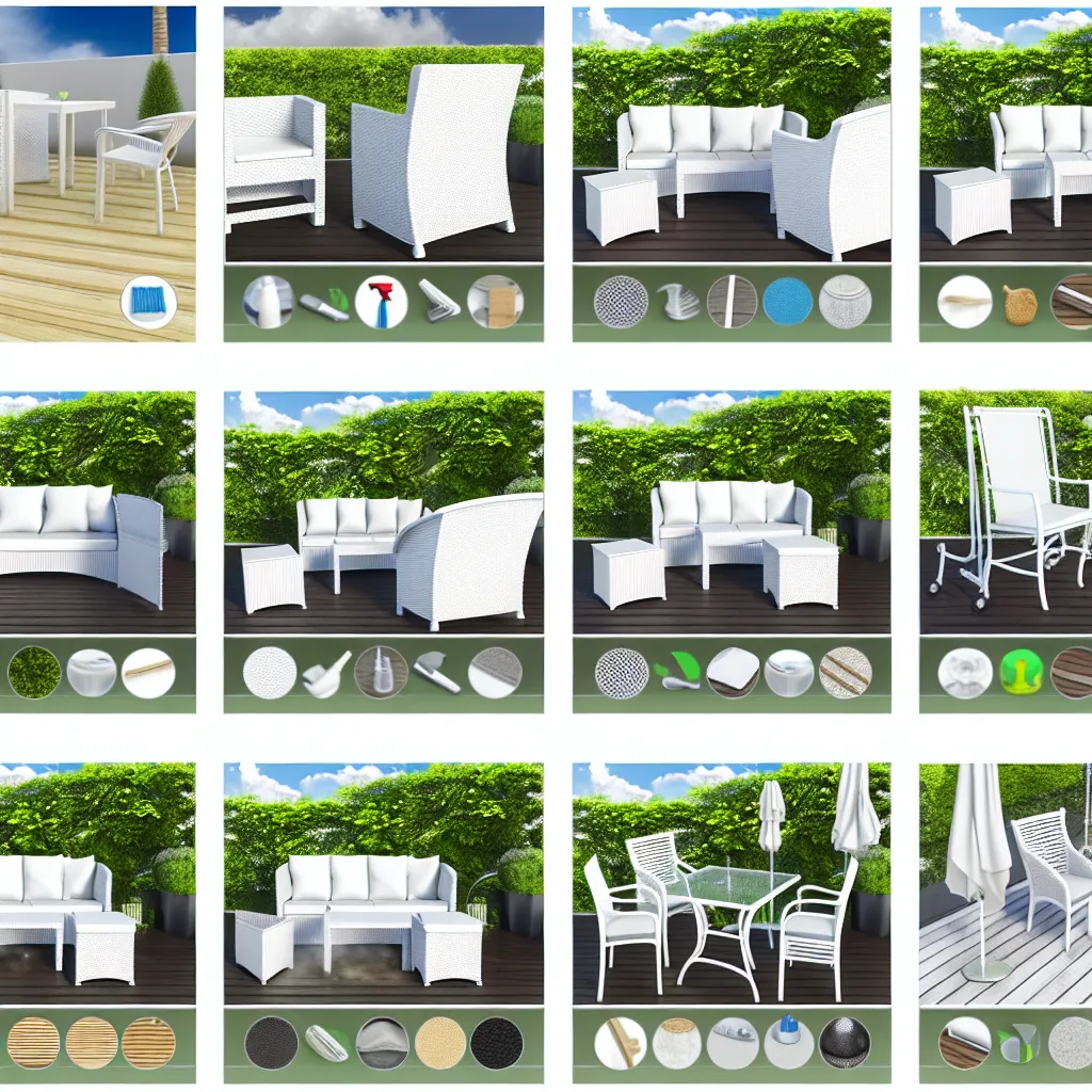 Białe meble ogrodowe: Uniknij kosztownych błędów!