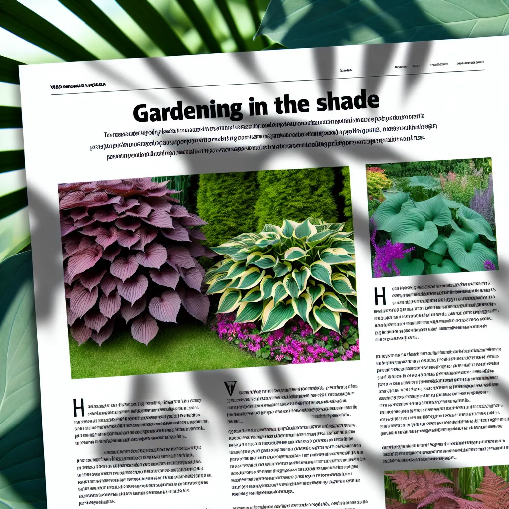 Byliny do cienia funkie żurawki i paprocie pod starym drzewem