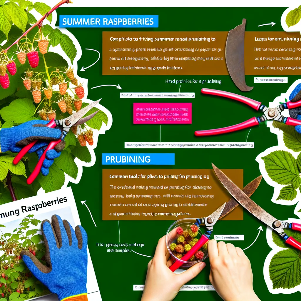 Cięcie malin: Sekret obfitych zbiorów latem i jesienią