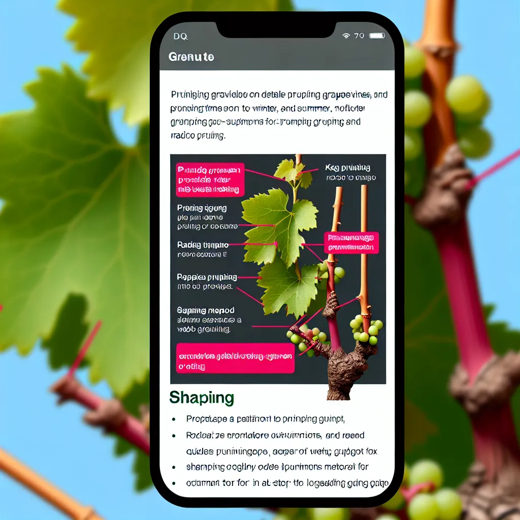 Cięcie winorośli: Jak i kiedy przycinać winogrona?