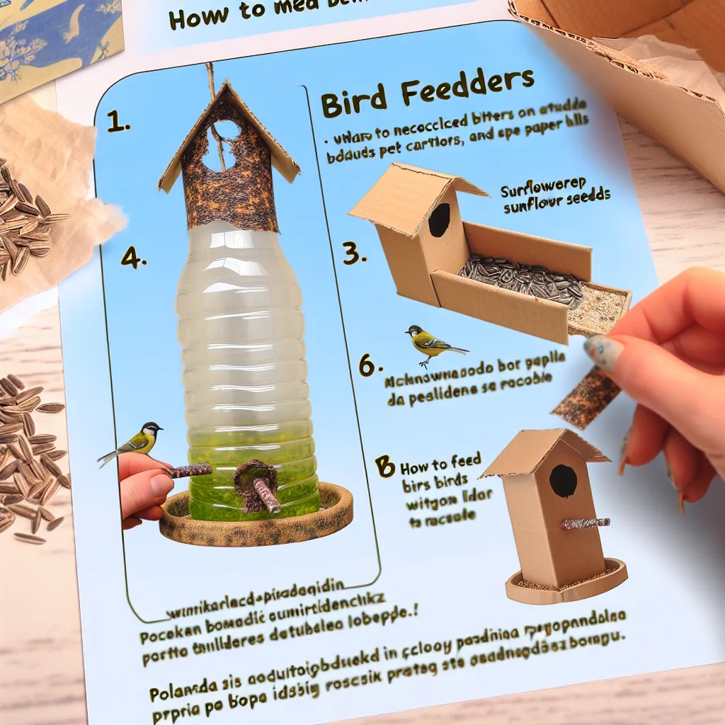 Darmowy karmnik z odpadów? Dzieci to pokochają!