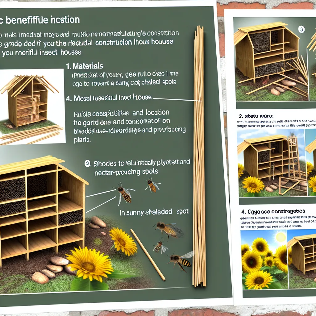 Domek dla owadów: Instrukcja budowy i idealna lokalizacja