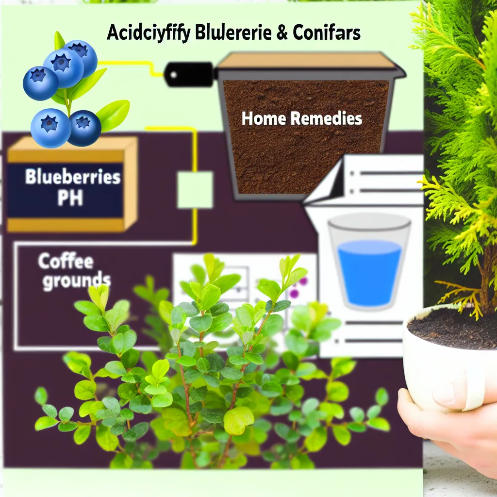 Jak zakwasić ziemię pod borówki i iglaki? Skuteczne metody