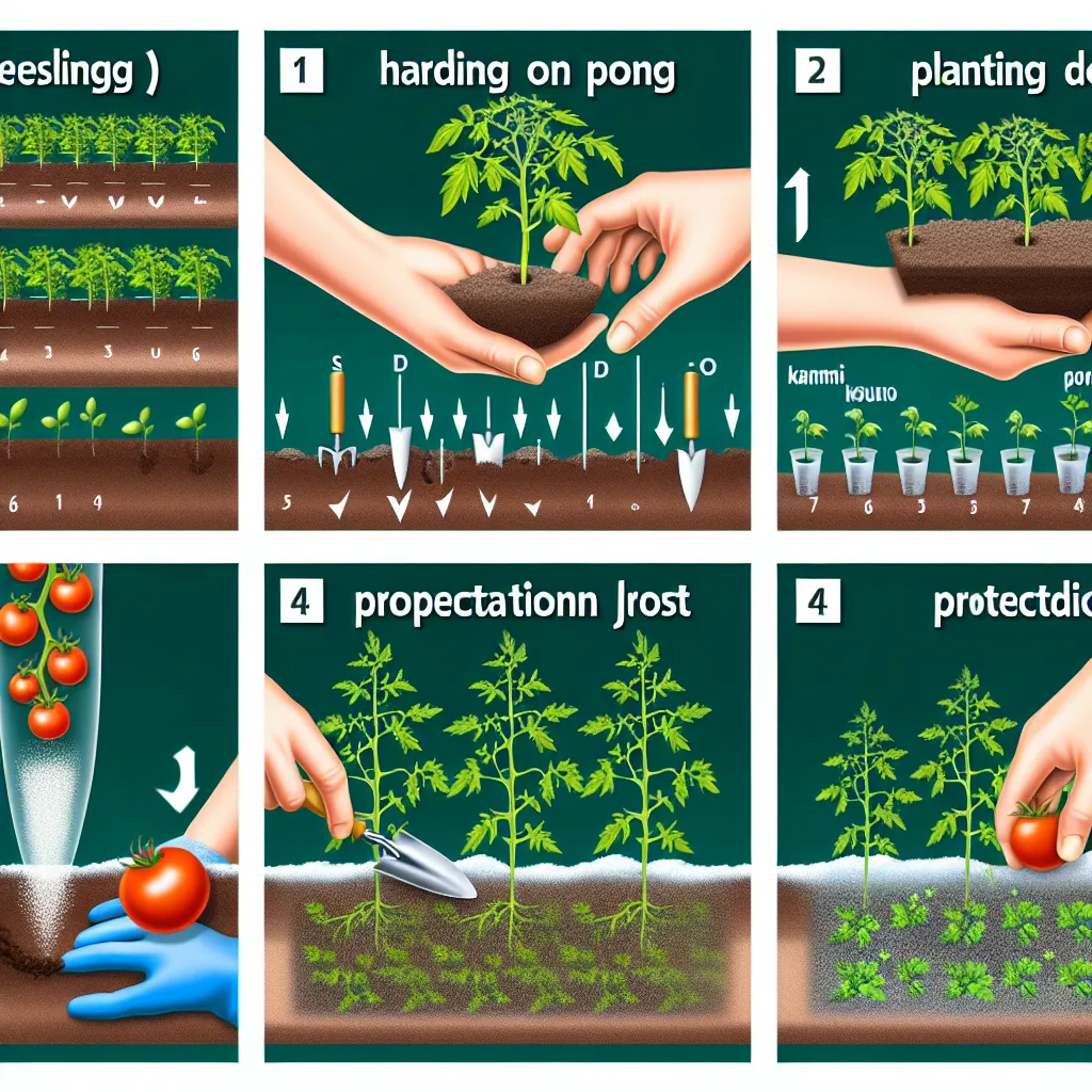 Hartowanie rozsady pomidorów na tarasie przed posadzeniem do gruntu