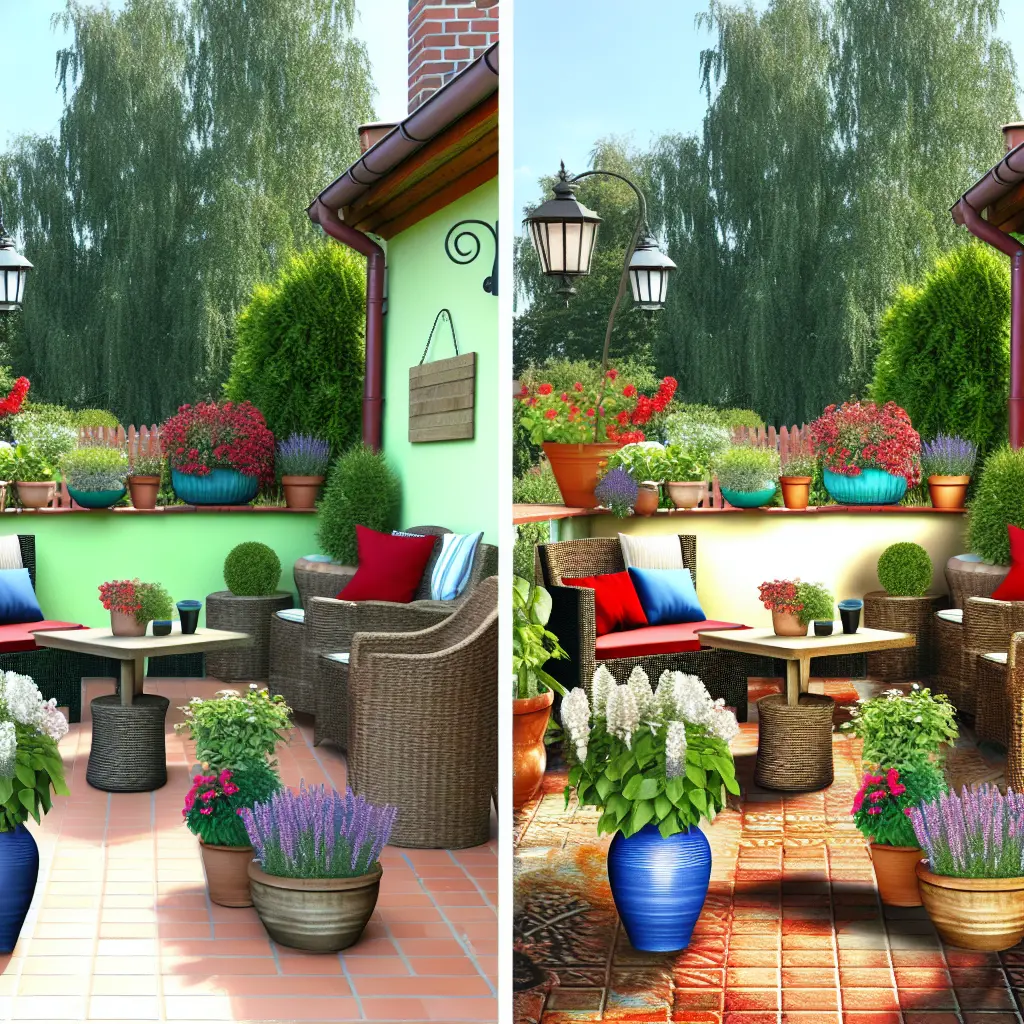Kolorowy Taras: Odkryj Sekret Najpiękniejszej Oazy!