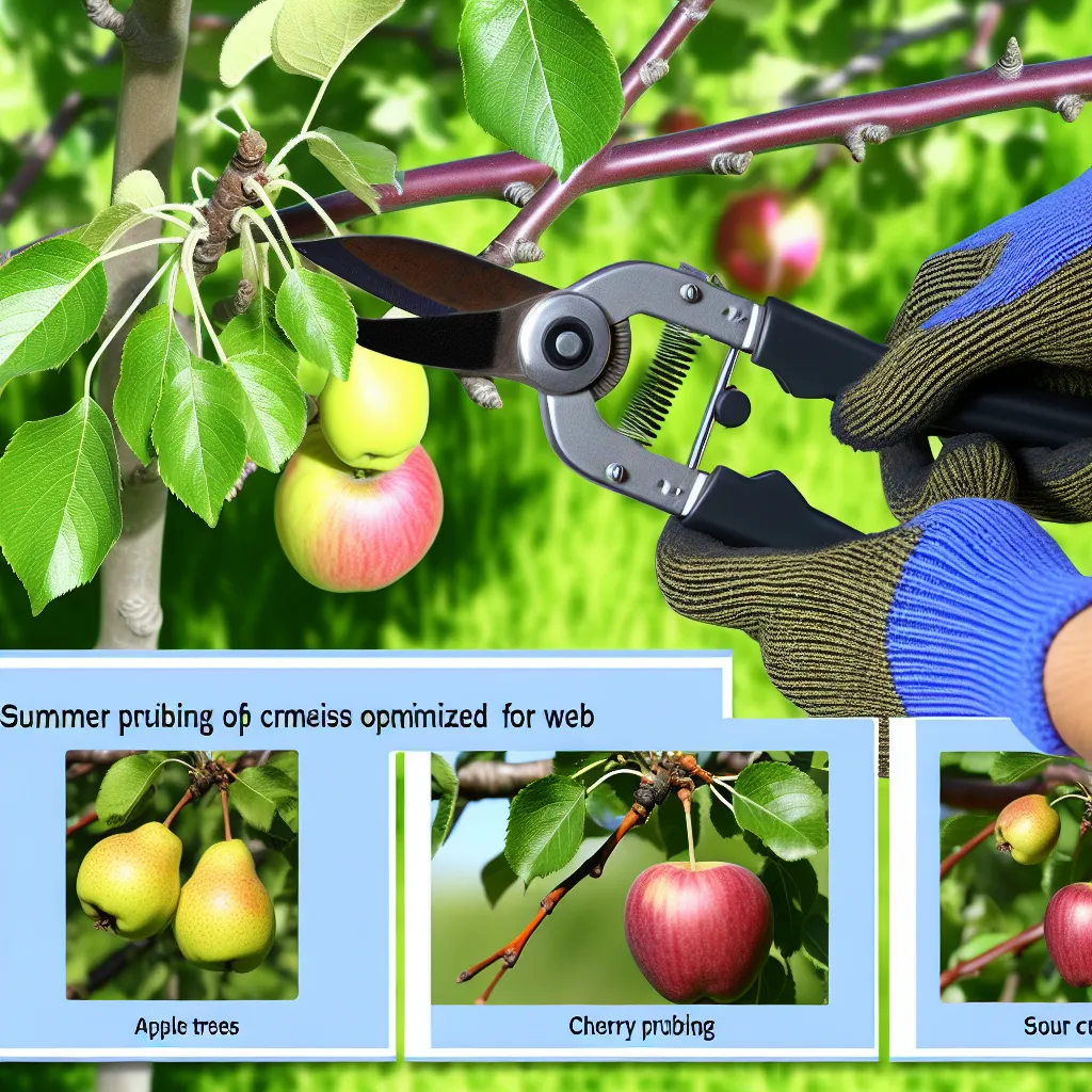 Letnie cięcie drzew owocowych – Sekret obfitych zbiorów