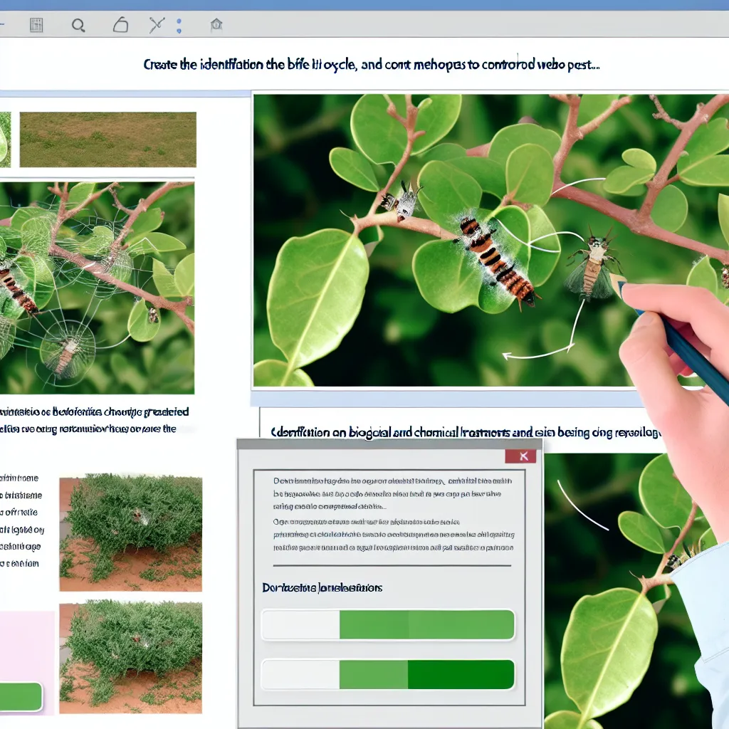 Ogrodnik wykonujący oprysk na ćmę bukszpanową wewnątrz żywopłotu