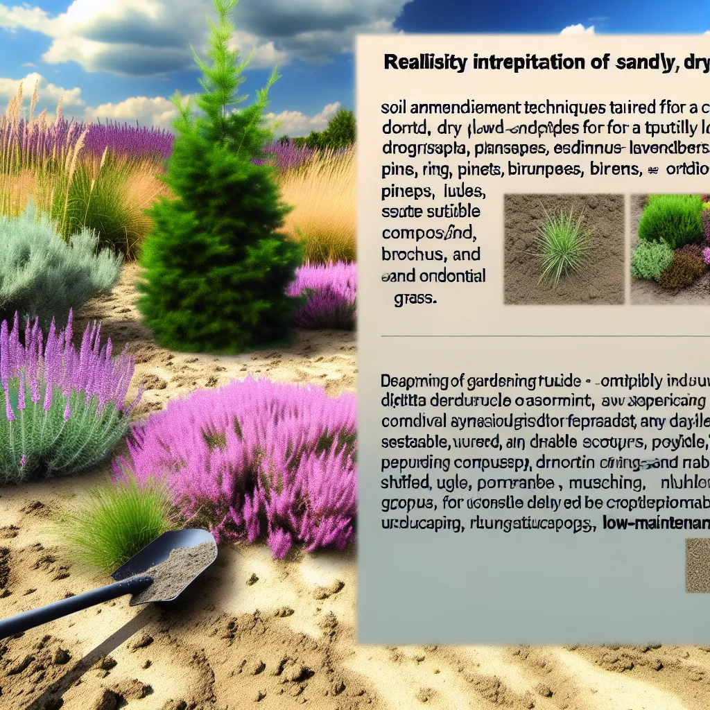 Mieszanie gleby piaszczystej z kompostem i gliną - poprawa struktury
