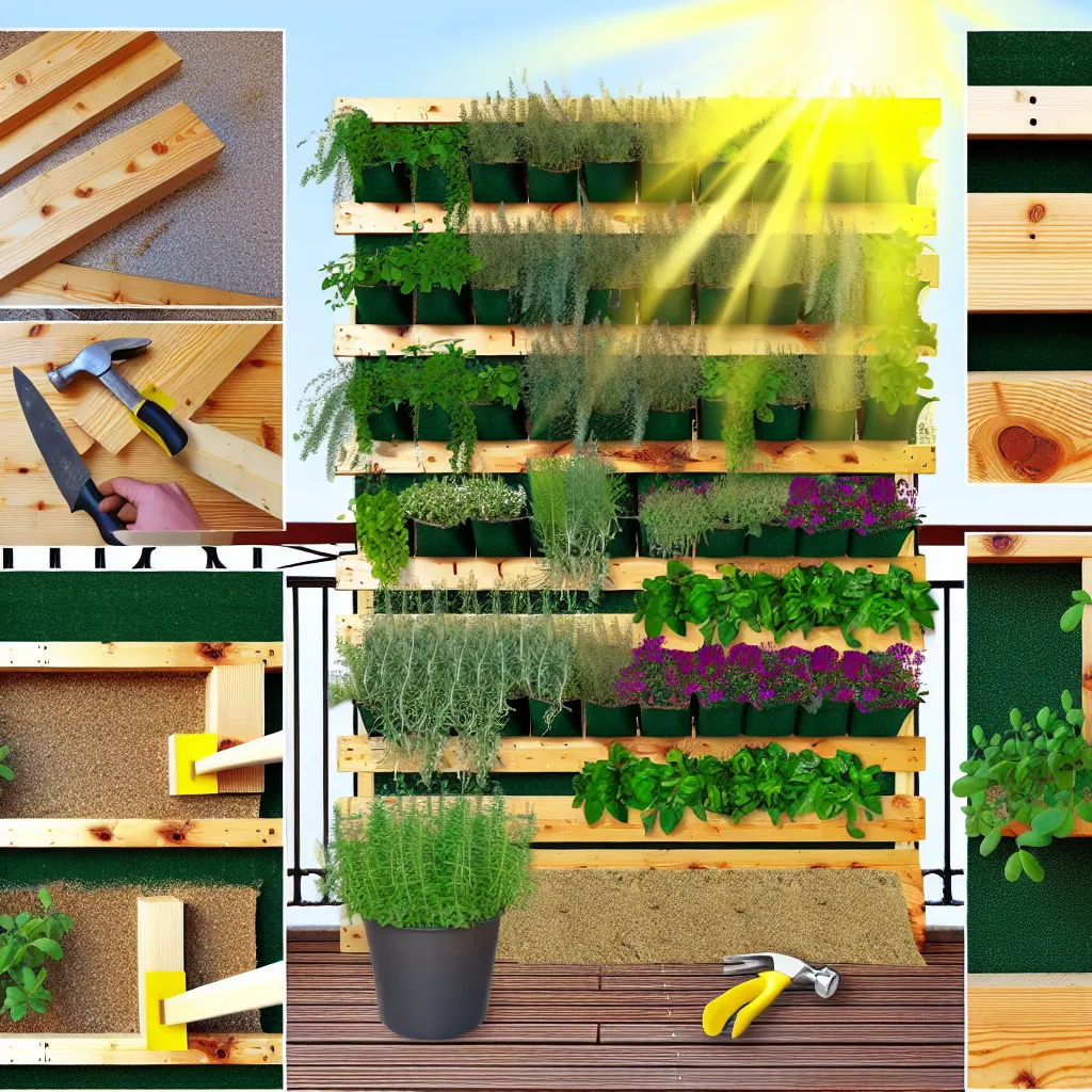 Ogród wertykalny z palety: Twój zielony balkon krok po kroku