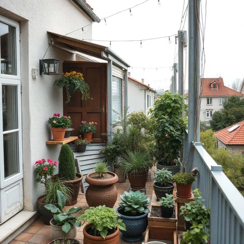 Ogród miejski w Zabrzu wiosną – forsycja i pergola na tle śląskiej zabudowy