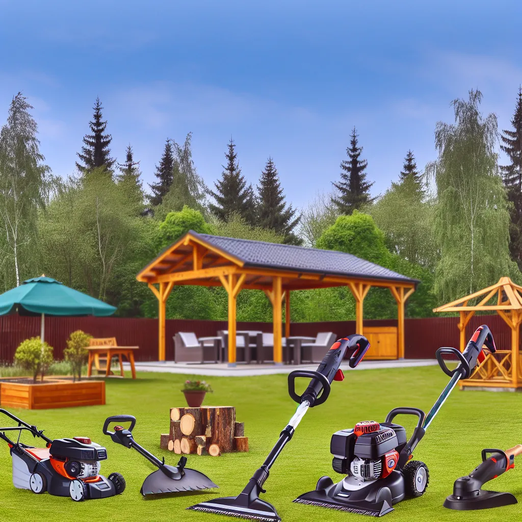 Profesjonalny sklep z elektronarzędziami ogrodowymi pełen nowoczesnego sprzętu