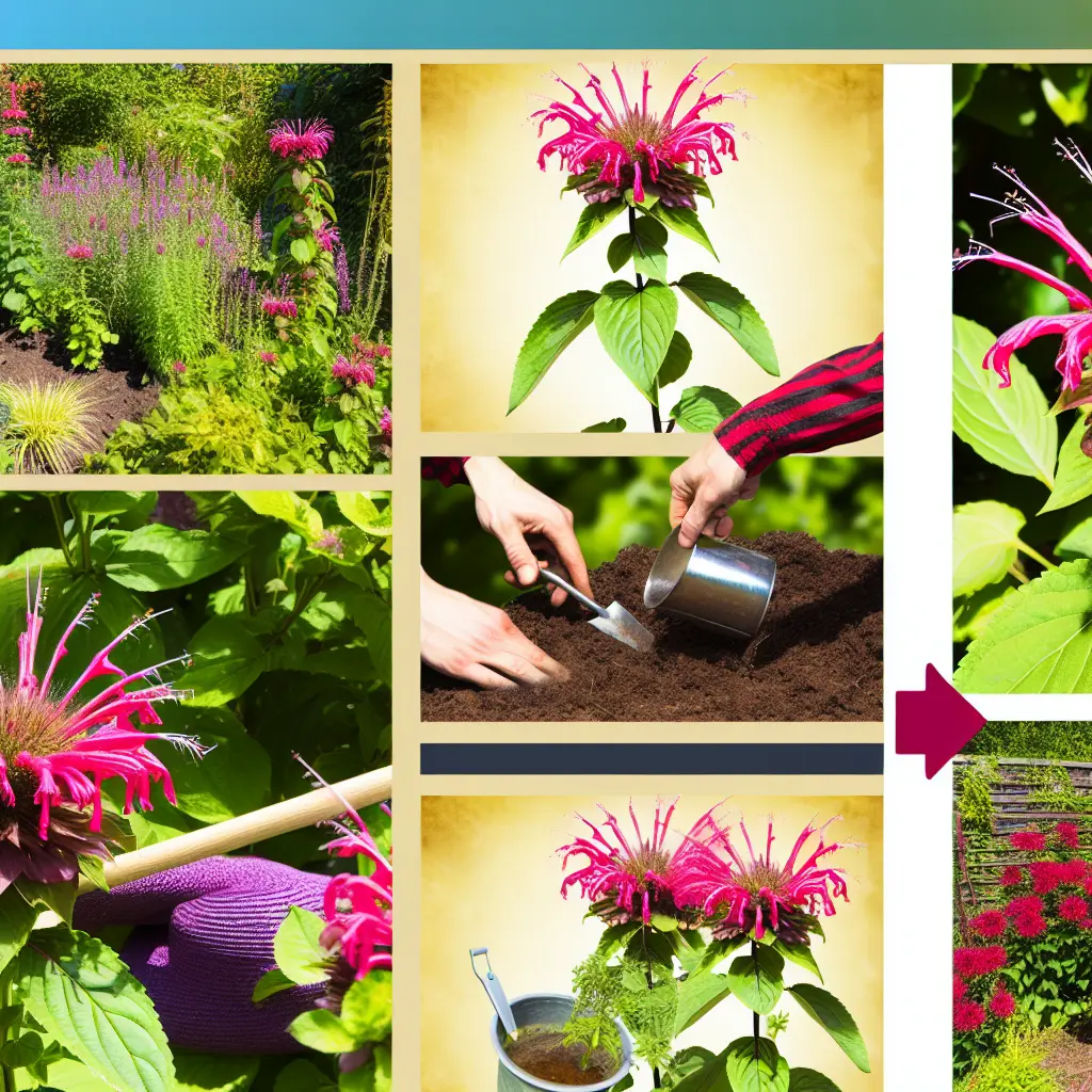 Sadzenie i rozmnażanie kwiatu bergamotki (Monardy) w ogrodzie