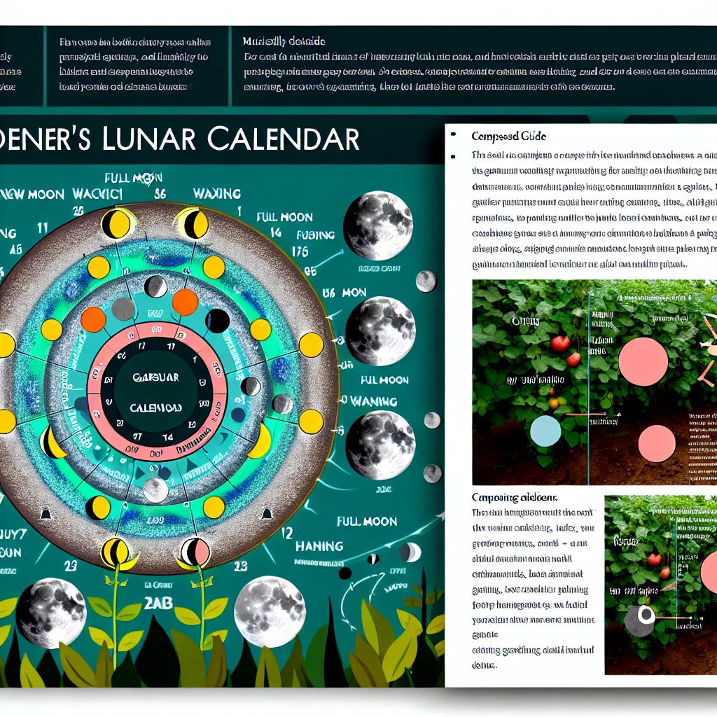 Schemat przepływu soków w roślinie w zależności od fazy księżyca - nów i pełnia