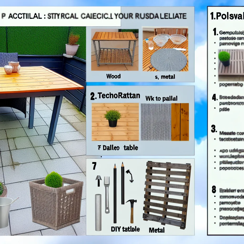 Stolik do ogrodu: Wybierz mądrze i nie przepłacaj!