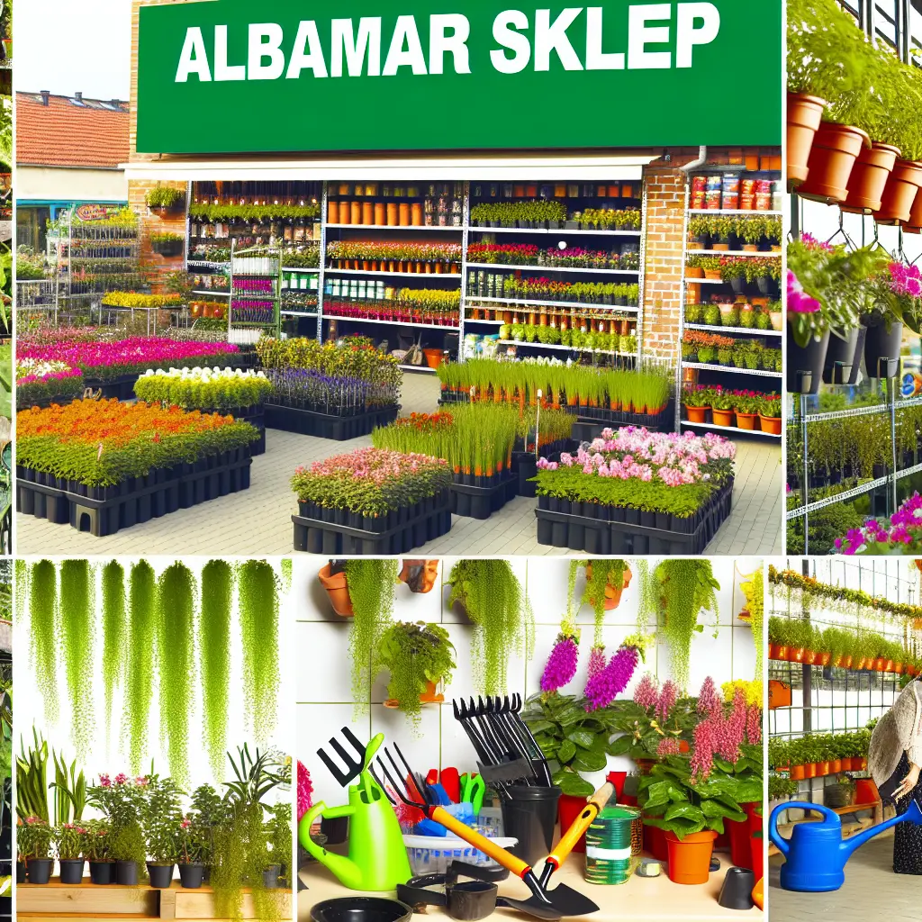 Szeroki asortyment roślin, narzędzi i akcesoriów w albamar sklep