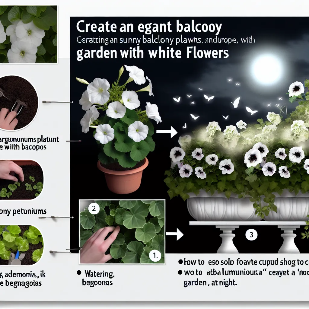 Te białe kwiaty na balkon zszokują sąsiadów!