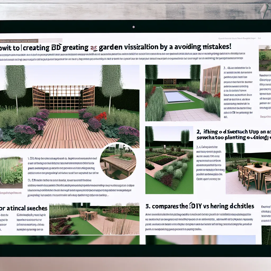 Wizualizacje Ogrodu: Uniknij Błędów za Tysiące!