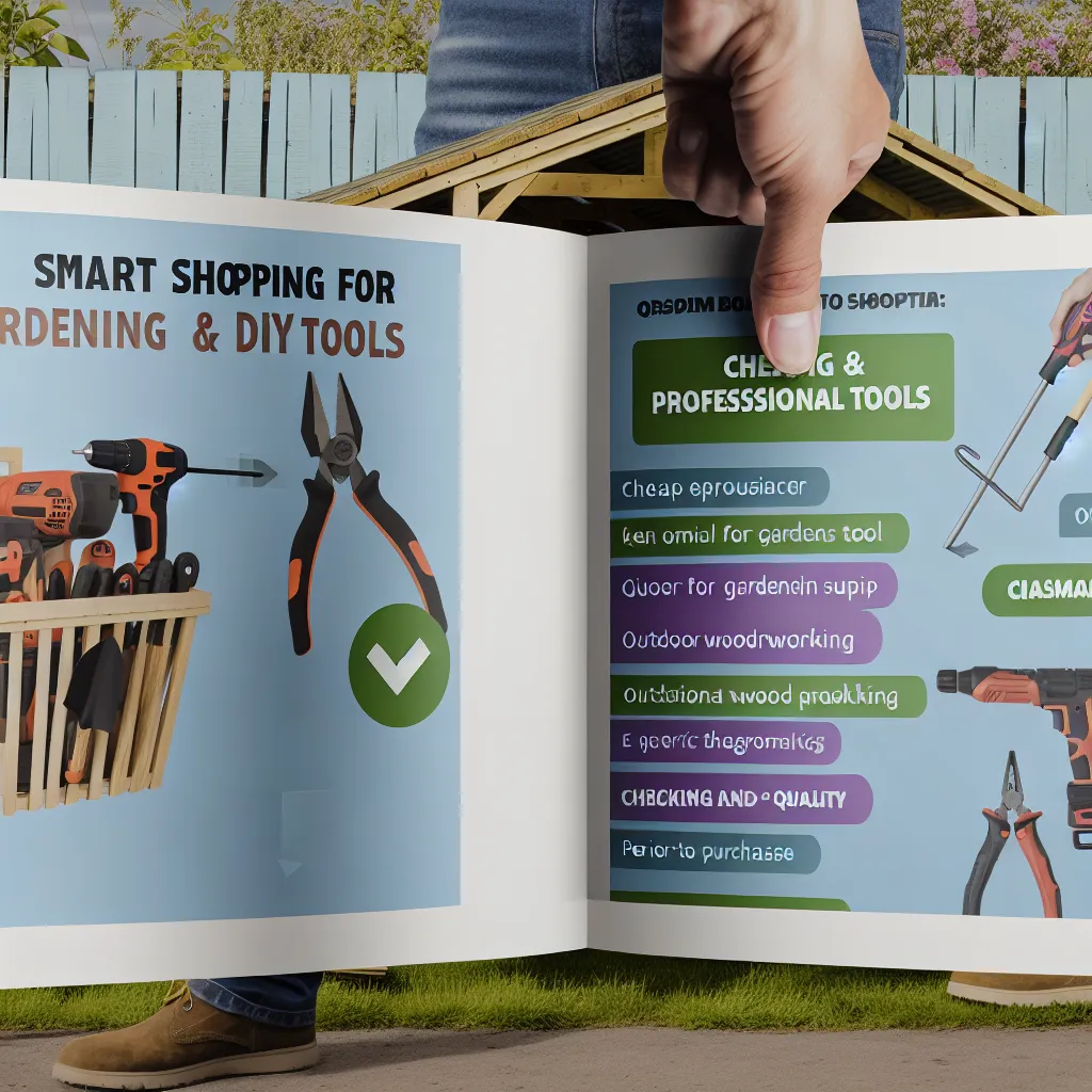 Wnętrze nowoczesnego sklepu z narzędziami ogrodniczymi z szerokim asortymentem