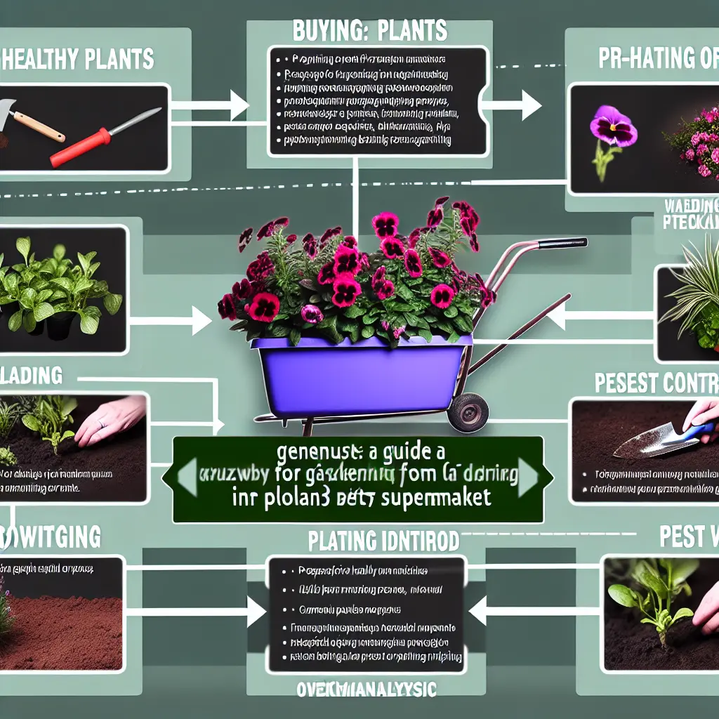 Wybór zdrowych sadzonek kwiatów w Biedronce: liście, pąki i korzenie