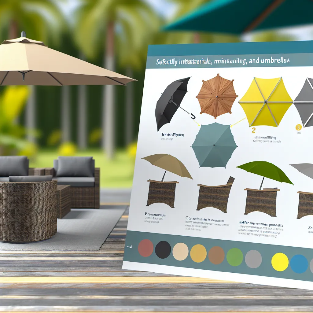 Zestaw ogrodowy z parasolem: Uniknij tych błędów!