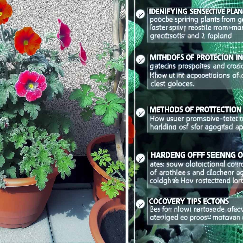 Szron na liściach młodych roślin o poranku - efekt majowych przymrozków